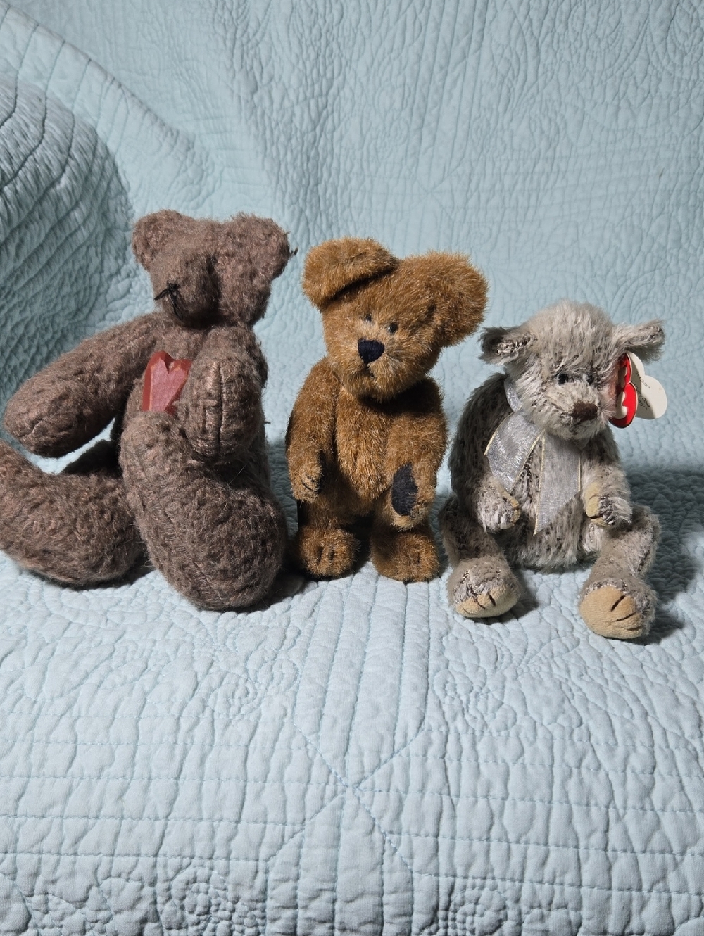 Brown  Teddy Bear Lot Ty Greyson, Boyd's Bear & Hand Made